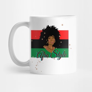 Afro-modern representation of the black community Mug